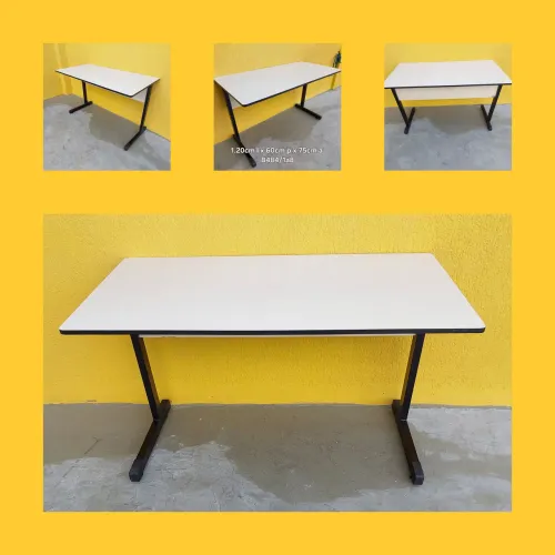 Mesa escritório 1.20x60cm bege