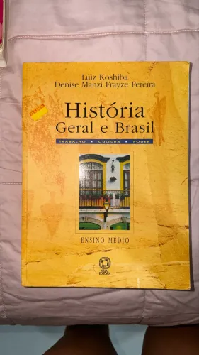 Livro de História Geral e Brasil para Ensino Médio