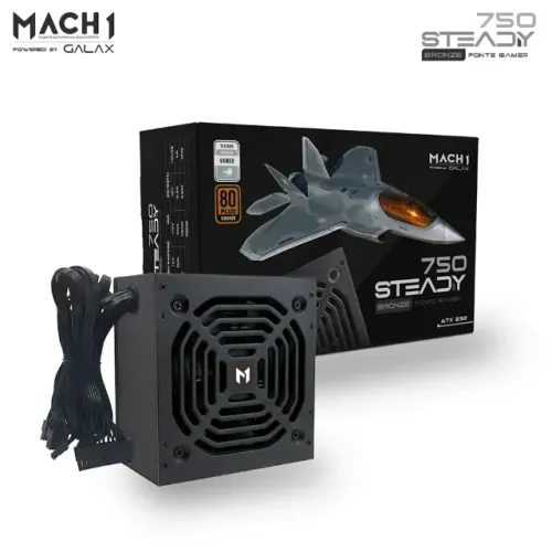Fonte Mach1 Steady 750W 80 Plus Bronze
