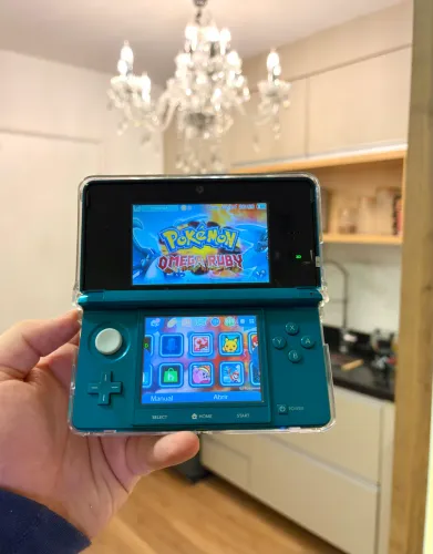 Nintendo 3ds + caixa e manuais completo com muitos jogos como Pokémon Mario zelda