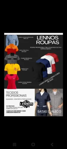 Fardamemtos profissionais