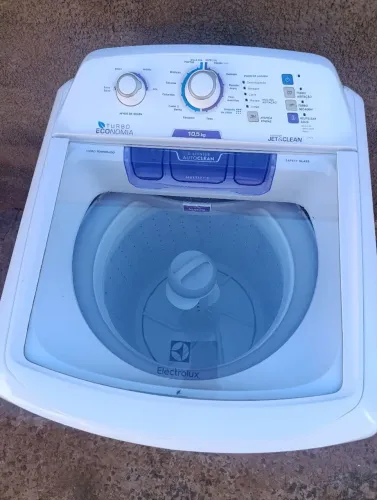 Maquina top impecável Eletrolux 10,5kg. Mecanismo novo. A toda prova
