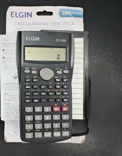 Calculadora Científica Elgin CC-240 (Aulas Exatas, Matemática, Estudantes Universitários)