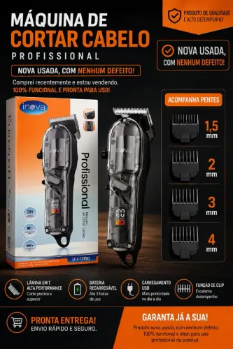 Máquina de corta cabelo