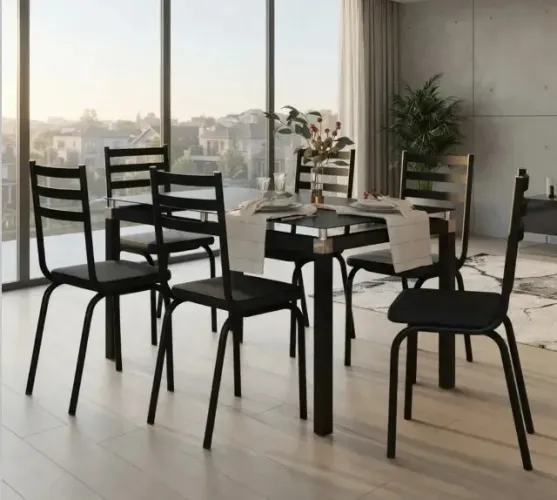 Mesa de jantar 6 lugares