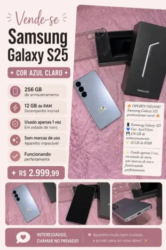 Vendo Samsung Galaxy S25