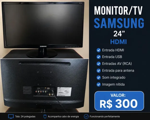 ? Monitor/TV Samsung 24"
