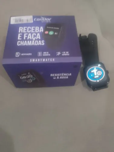 Relógio smartwatch condor original, caixa e carregador