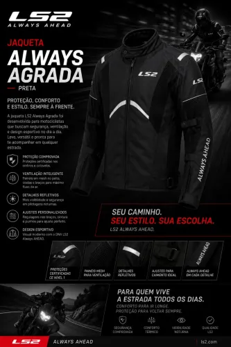 Jaqueta LS2 2XL Always Ahead