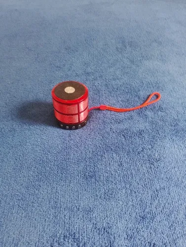 Mini Caixa de Som Bluetooth WS-887 Vermelha