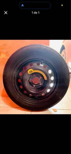 Step Mercedes aro 16 5 furos  Pneu usado aro 196/60/16