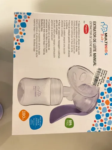 Extrator de leite materno