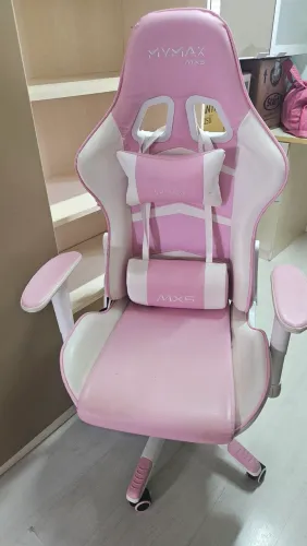 Cadeira gamer rosa Mymax