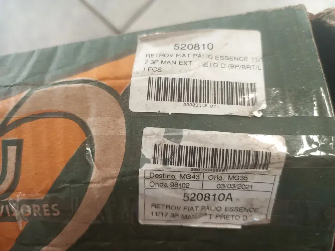 Novo para carro da Fiat.