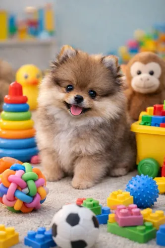 Spitz alemão filhote com pedigree