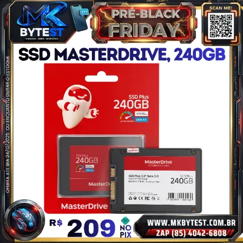 SSD MasterDrive, 240GB, SATA III