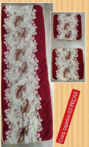 Conjunto de tapetes 3 peças