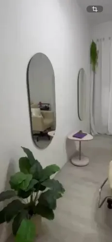 Espelho 1m x 1,60 com suporte para pendurar