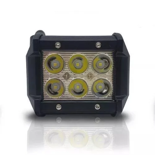 Oferta! Farol De Milha Universal 18w 6leds 12/24v Longa Distância