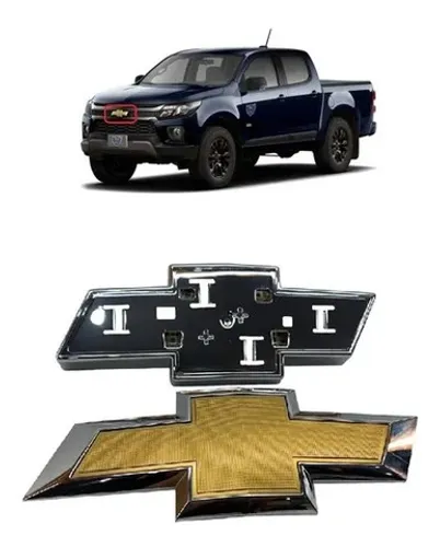Emblema Completo Grade Radiador S10 Ltz 2021 2022 2023