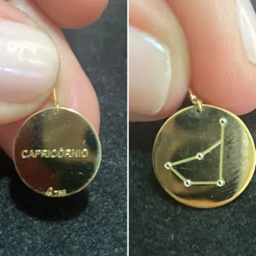 Pingente ouro Capricórnio da LDegan