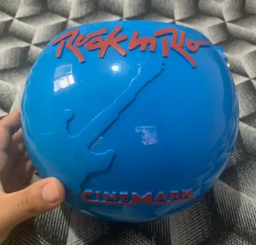 Balde de Pipoca Cinemark Rock in Rio Exclusivo Original