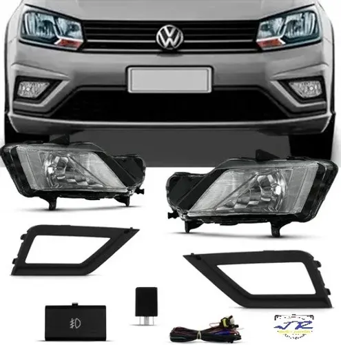 Kit Farol Milha Saveiro Voyage Gol G8 2018 2019 2020 2021 2022 Auxiliar Neblina 
