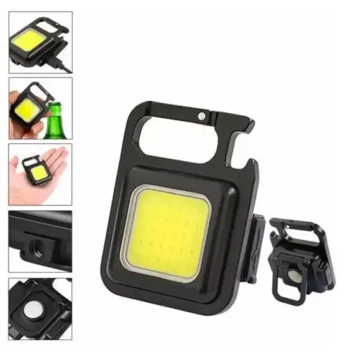 Lanterna de Led Recarregável USB Multifuncional Portátil 6W