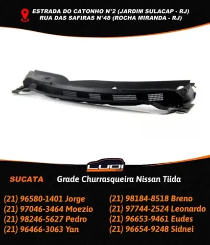 Grade Churrasqueira Nissan Tiida