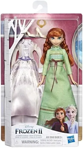Boneca Disney Frozen 2 style Ana vestidos Hasbro original