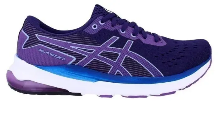 TÊNIS ASICS GEL-SHINOBI 2 DIVE BLUE/CYBER GRAPE FEMININO - AZUL MARINHO/ROXO