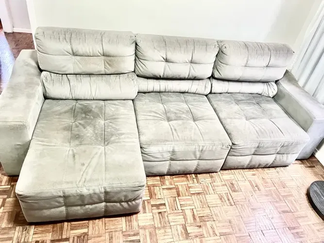 Sofá Retrátil e Reclinável 