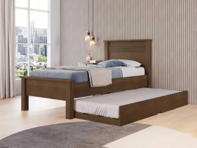 Cama Bibox de Solteiro Tamanho Padrão. Produto Novo Direto da Fábrica P/Sua Casa!
