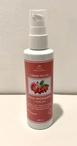 Creme Facial Rosa Mosqueta E Pracaxi Vegano Flora 100ml Prom