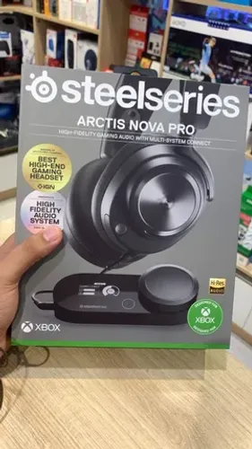 Headset Gamer Steelseries Arctis Nova Pro C/ Fio - Novo Lacrado - Em até 12x Sem Juros
