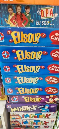 Jogo de Tabuleiro diversos - Eu sou - jogo da mesada - pizzaria maluca - responda se puder