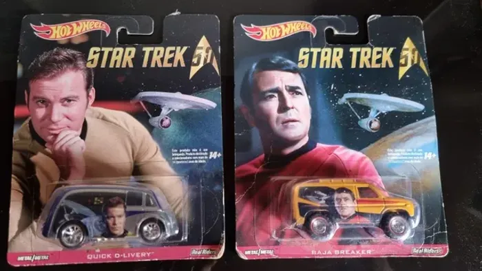 Kit Hot Wheels Star Trek 50 Anos Original