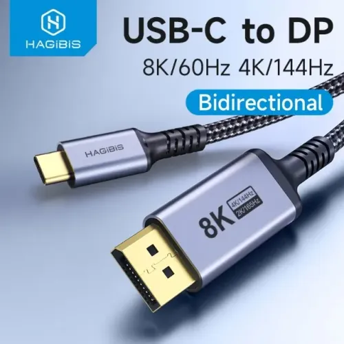 Cabo Thunderbolt 4 (USB-C) para DisplayPort 1.4
