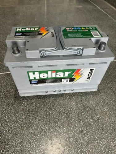 BATERIA AGM HELIAR SEMINOVA - DIRETO NA LOJA 