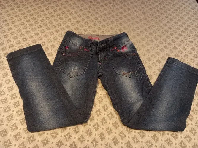 Calca jeans tam 5 a 6 anos