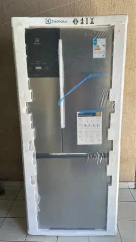SIDY BY SIDY 3 PORTAS INVERTER E INVERSI FREEZER EMBAIXO NOVA NA CAIXA LACRADA 