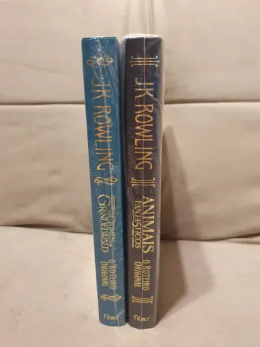2x Livros, Animais Fantásticos e Onde Habitam e os crimes de grindelwald.