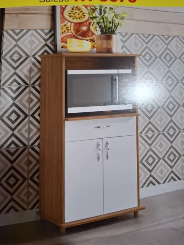 Armário de Cozinha com Micro-ondas