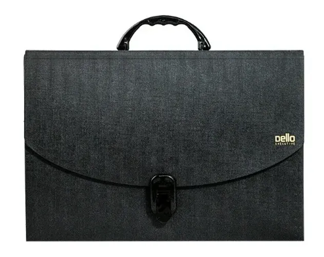 Maleta Sanfonada Ofício c/ 12 Divisórias Executive Dello