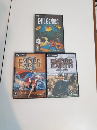 PC- 3 JOGOS Empire Earth II: Empire Earth: The Art of Supremacy (Expansão): EVIL GENIUS