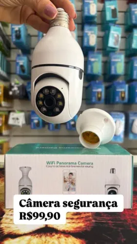 Câmera de Segurança Wi-Fi Panorâmica
