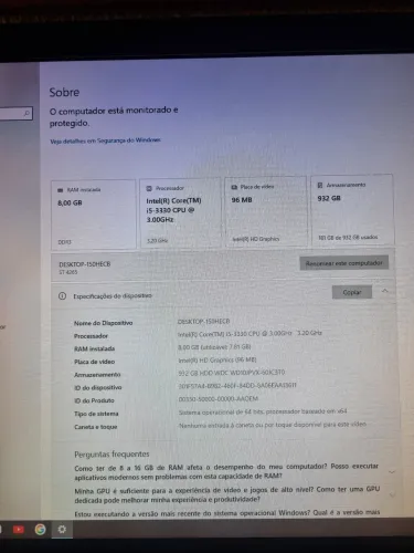 Kit I5 +8gb ram