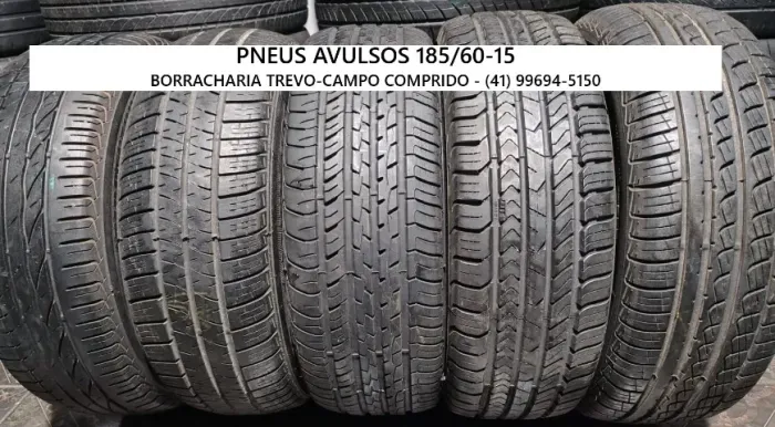 Pneus 185/60/15 avulsos a partir de 180,00 cada