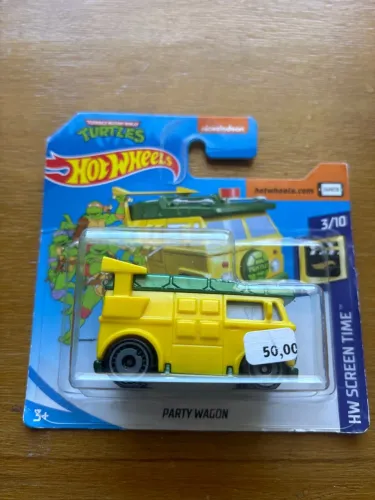 Hot Wheels TMNT Party Wagon - Novo na Embalagem