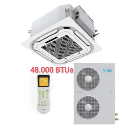 Ar Split Cassete ELGIN 48.000 BTUs + Novo + Nota + Garantia + Cartão 12x!!!  